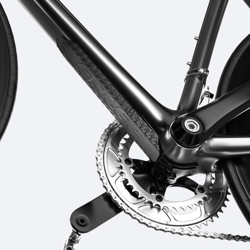 All-purpose Bike Frame Guard Mountain Bike Down Tube Frame Protection Sticker Protect Bike from Collision and Scratch