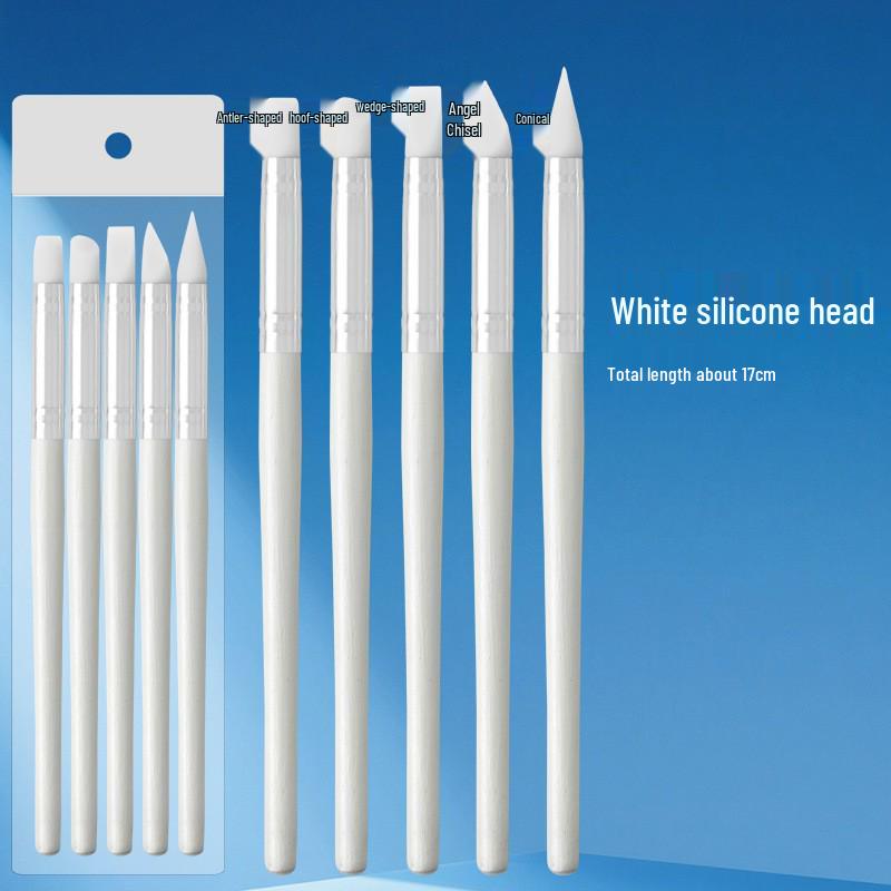 Dual-Ended Silicone Nail Art Tool: Smudge & Dot Pen