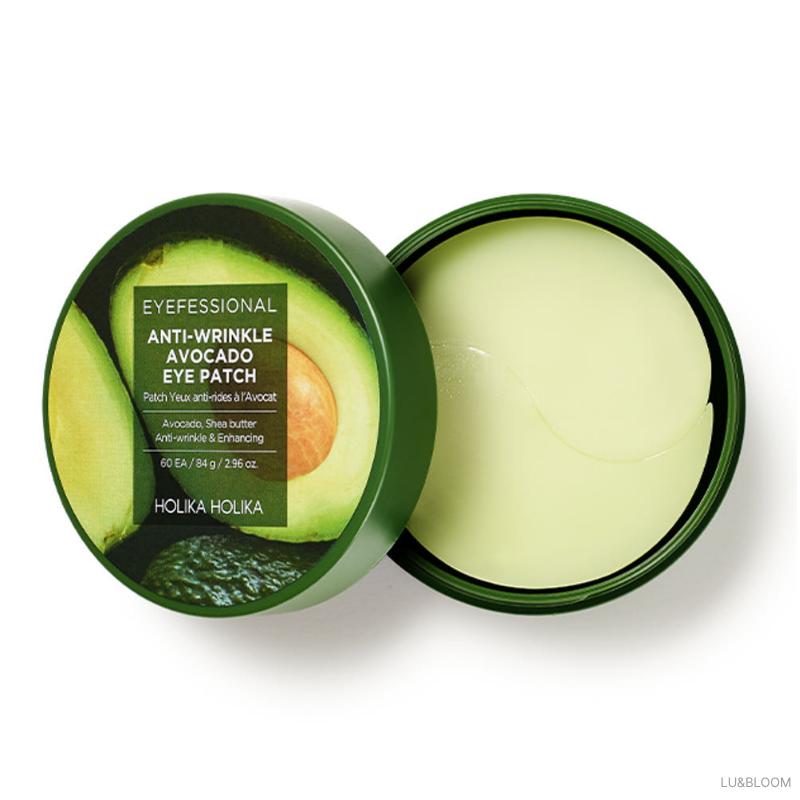 Holika Holika Eyepressional Anti-Wrinkle Avocado Eye Patch 60 Patches (+Free gift)