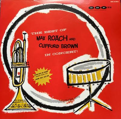 LP Record MAX ROACH CLIFFORD BROWN  Best Of Max Roach  Clifford Brown  GXC3126M GNP CRESCENDO 1976 Japan Jazz Used