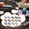 Kit asortat siguranțe auto, 14 buc. Siguranțe portabile cu cartuș cu fante pentru mașini, 15A, 20A, 25A, 30A, 40A, 50A, 60A, siguranțe de schimb asortate