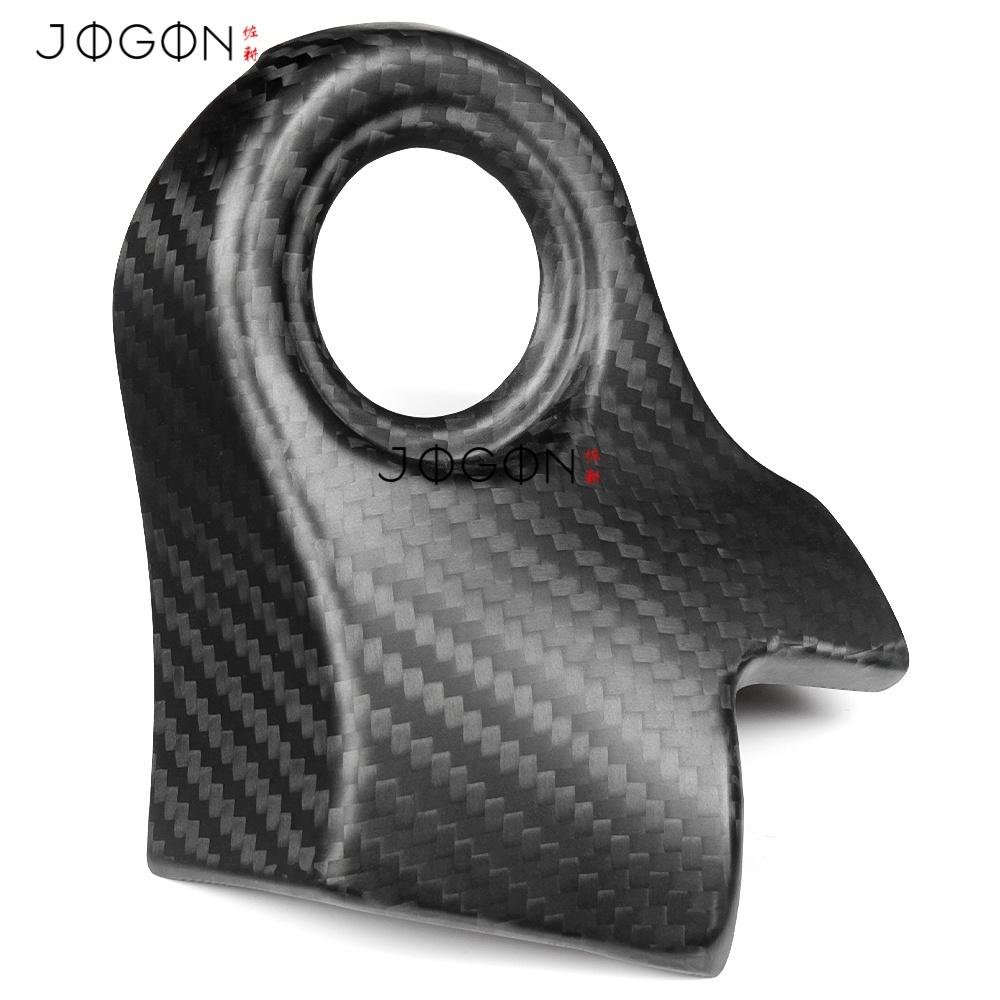 Dry Carbon Fiber Car Interior Start Stop Switch Button Frame Cover Trim Accessories For Lexus IS300 350 IS500 F Sport -2025
