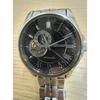 Used SEIKO automatic watch black dial open heart arm circumference approximately 180mm