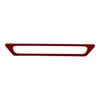 Red Carbon Fiber Interior Rear Tailgate Brake Light Cover Trim For Toyota Hilux