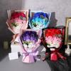 Künstliche Seifenblumen Rosenstrauß Geschenktüten Valentinstag Geburtstagsgeschenk Hochzeit Heimdeko 18 Rosen Seifenstrauß Geschenkbox