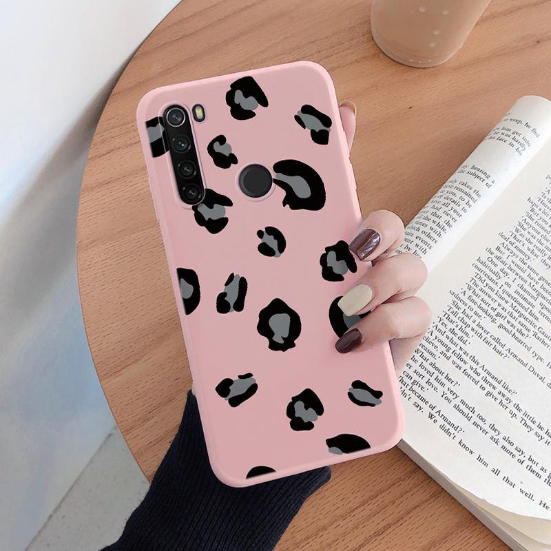 Case For Redmi Note 8 8T Soft Silicone TPU Back Cover Case Protective Coque For Redmi Note8 Shell 8 T Leopard Painted Bumper