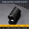 Angle grinder socket wrench thickened key grinder accessory disassembly wrench adjustable cutter universal wrench