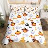 Halloween Duvet Cover Set Pillowcase Ghost Horror Bedding Set,Soft Comfortable Duvet Cover For Bedroom Decoration