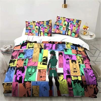 3D Print Bedding Gift Anime My Hero Academia Bedding Set Single Twin Full Queen King Size Bed Set Adult Kid Bedroom Home Textile