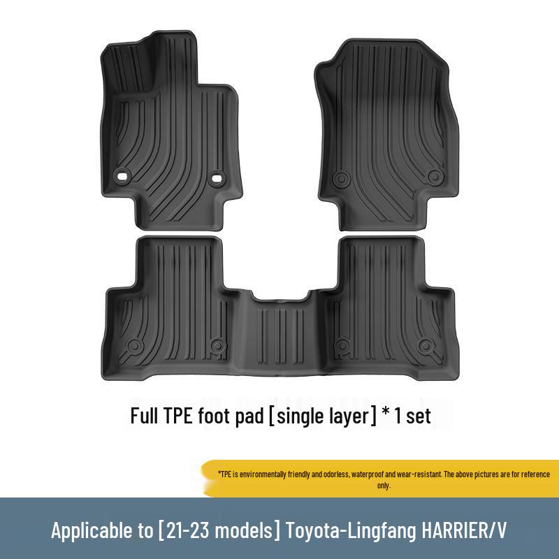 Eco-Friendly TPE Floor Mats for 2021-2023 Toyota RAV4, Venza, & Harrier