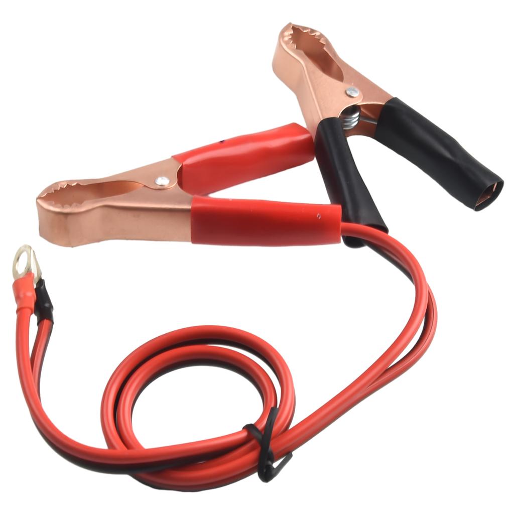 2x 0.5M 500A Car Battery Jump Cable Booster Cable Line Emergent Jump Starter Leads Van SUV Double-ended Clamps Clips