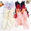 Large Hair Bow Clip with Long Tails Elegant Bows for Women Girls Hair Accessories