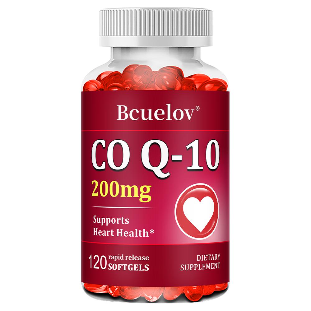 Premium Coenzyme Q10 Capsules for Heart Health, 120 Rapid Release Softgels, 120 Count 120PCS