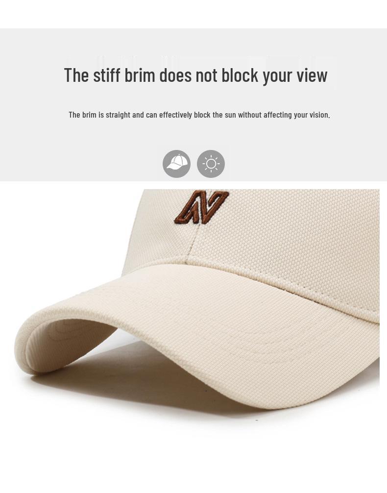 Korean Style Embroidered Autumn Baseball Cap for Women