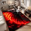 "Fiery Phoenix Wall Art: Fantasy Dragon Decor for Your Home"Office Mat Home Decor Office Desk Chair Carpet for Office Ph71