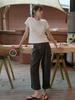 Elssibeui Slub Nep Pocket T-Shirt_Ivory