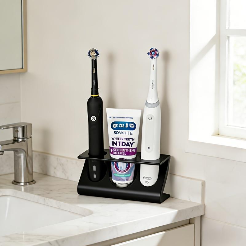 with3Electric toothbrush and toothpaste storage rack with a storage slot Bathroom Storage Rack Washbasin storage rack Shaver storage rack