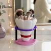 Compact Desktop Organizer 3D Printed Badminton Pen Holder, Stationery Organizer, Creative Desk Modern Home Office Decor Storage Cup for Supplies