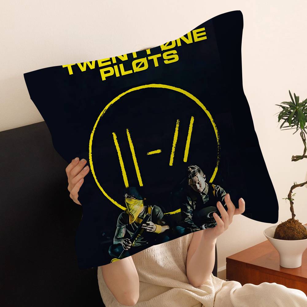 T-Twenty One Pilots Pillow Cover Design Cushion Cover Decor Holiday Decorati