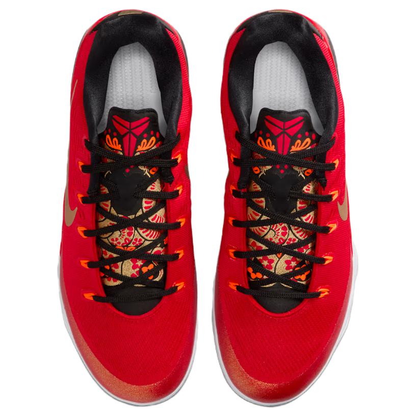 Nike Kobe 9 Low EM China 2025 Unisex Sneakers Red University-Red Metallic-Gold IH1400-600