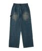 URBANAGE Carpenter Wash Wide Denim Pants_Medium Blue