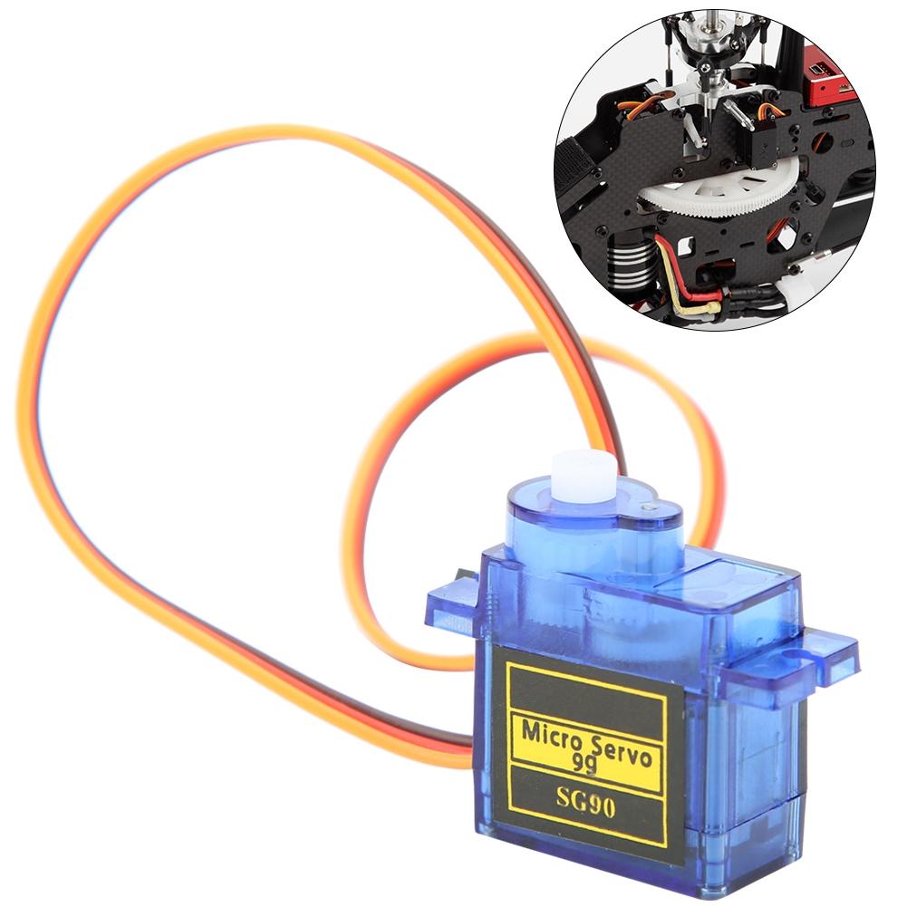 10Pcs SG90 9G Micro Servo Motor Accessory for 6CH RC Helicopter Airplane Controlsblue