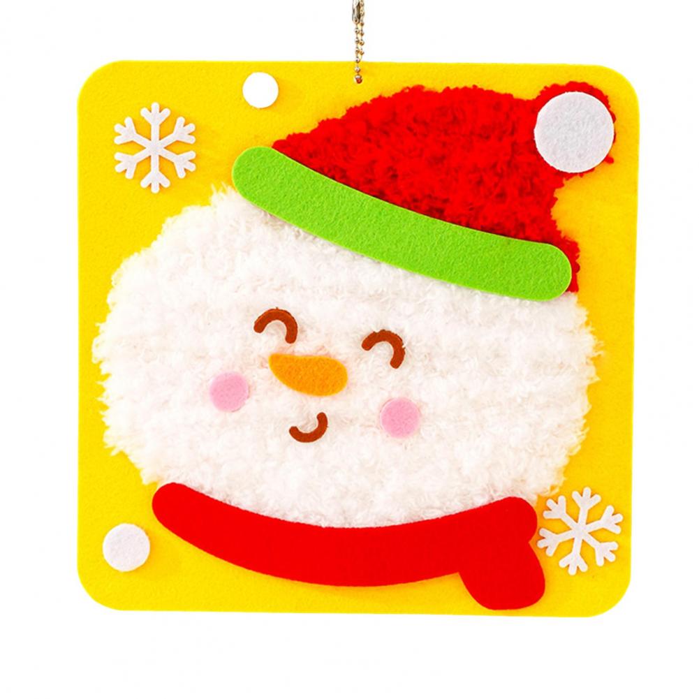 

Handmade Christmas Decor Christmas Embroidery Kit for Beginners Cute Tree Stocking Santa Stitching Projects with Patterns Tools