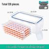 ZISIZ Press-Type Ice Cube Tray with Storage