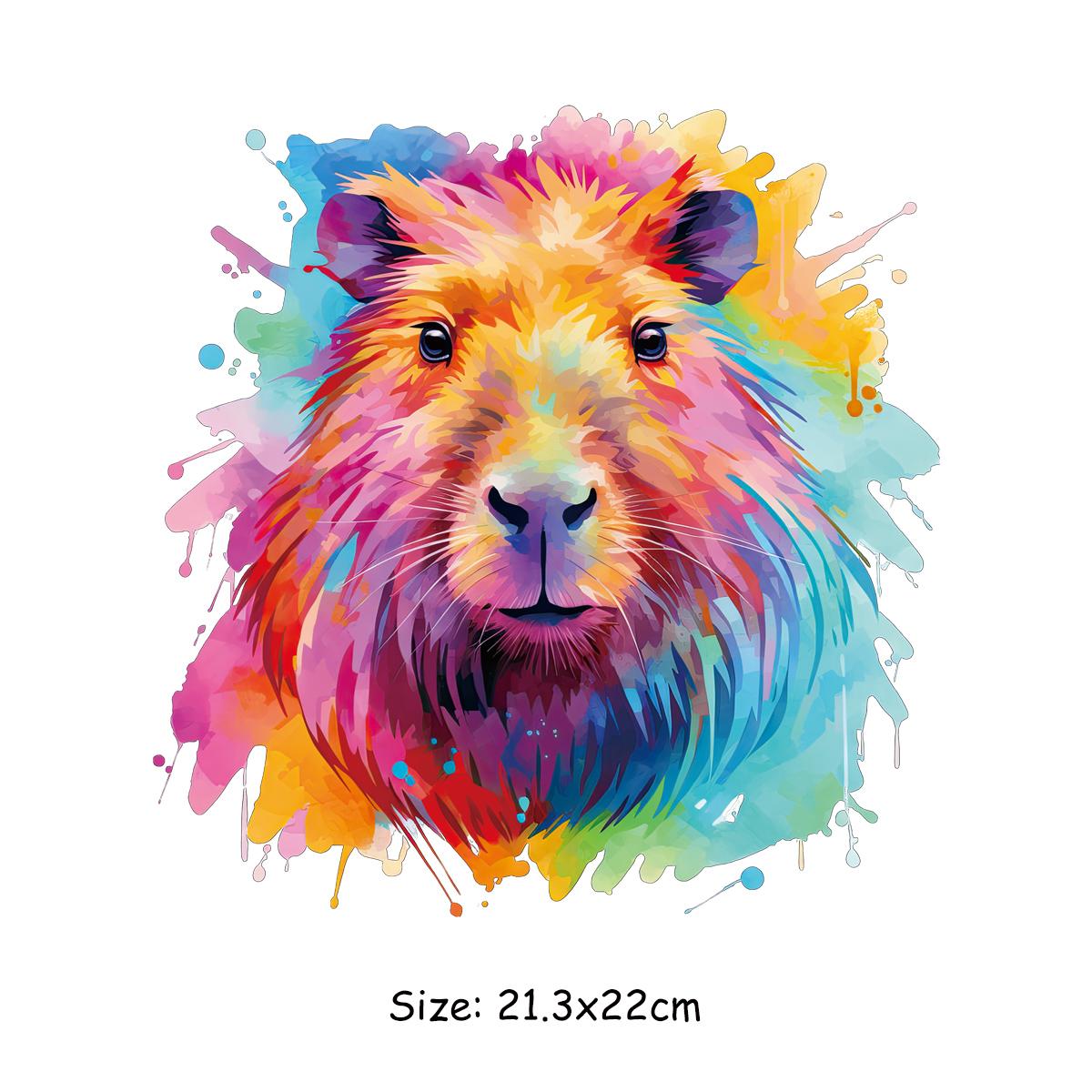 

Красочные животные термонашивка Коза Лев Лиса джинсы в полоску модный аксессуар «сделай сам» наклейка термопресс аппликация нашивка на одежду