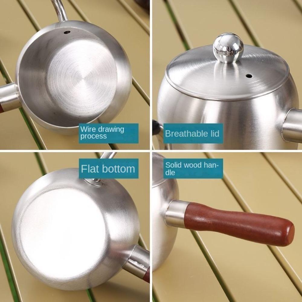 New 500ML Coffee Pot with Handle 304 Stainless Steel Coffee Kettle Coffeeware Thin Spout Water Bottle Kitchen Accessories