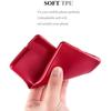 Coque de Protection - PROSHOP - pour Samsung Galaxy A20e - Rouge - Souple - Finition Mate Silicone