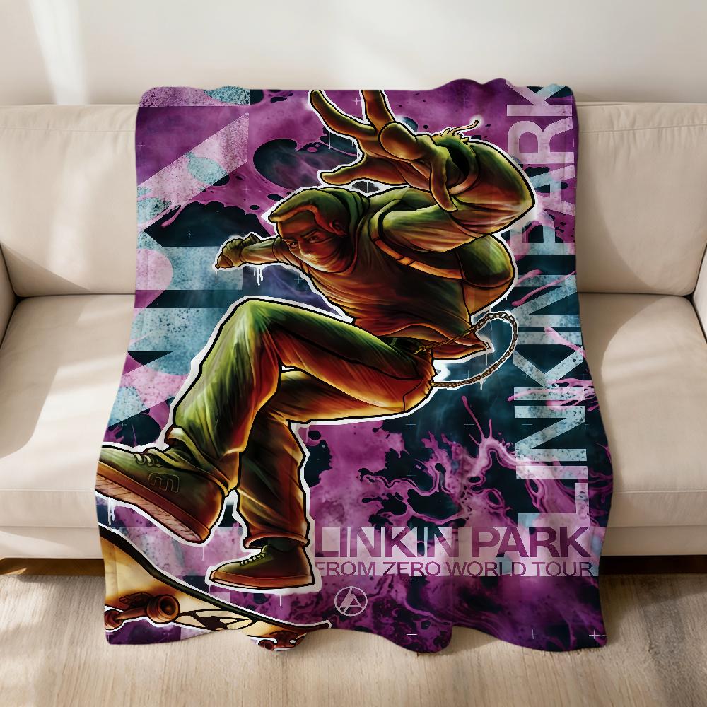 Band Cool Flannel Soft Warm Plush Blanket Sofa Living Room P-Park Pet Hogar Bedroom L-Linkin Gift Home Car Portable From Zero