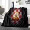 Football Club Middlesbrough Flannel Blanket, Soft Polyester, Modern Design, All-Season for Camping, Travel, Gifts for Holidays or Birthdays