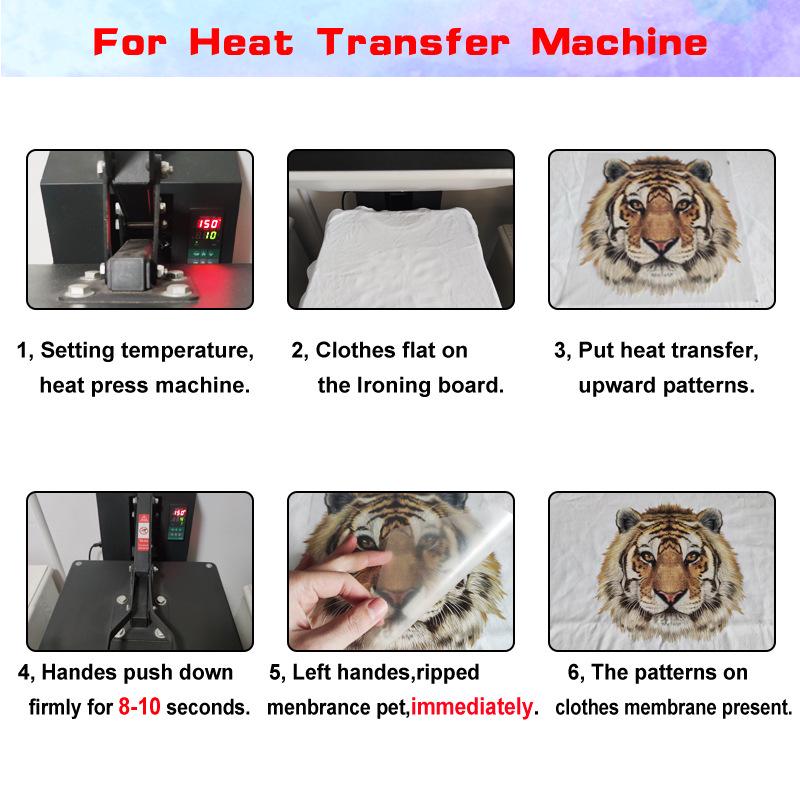 New Full-Page Flower & Butterfly Heat Transfer Sticker