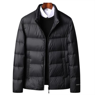 Winter New Simple and Versatile Down Jacket Men's Thickened Middle-aged and Young People