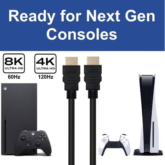 Câble HDMI 2.1 Ewent EC1324 8K HDR 8m Noir