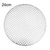 Siatka Grillowa Okrągła ze Stali Nierdzewnej Mata BBQ Ruszt do Grillowania na Węgiel Parowy 18-30cm Akcesorium do Domowej Kuchni