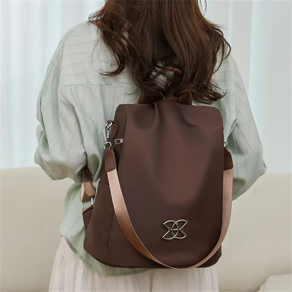 Women's Anti Theft Backpack With Large Capacity Multifunction Shoulder Strap Casual Daypacks For Travel Work