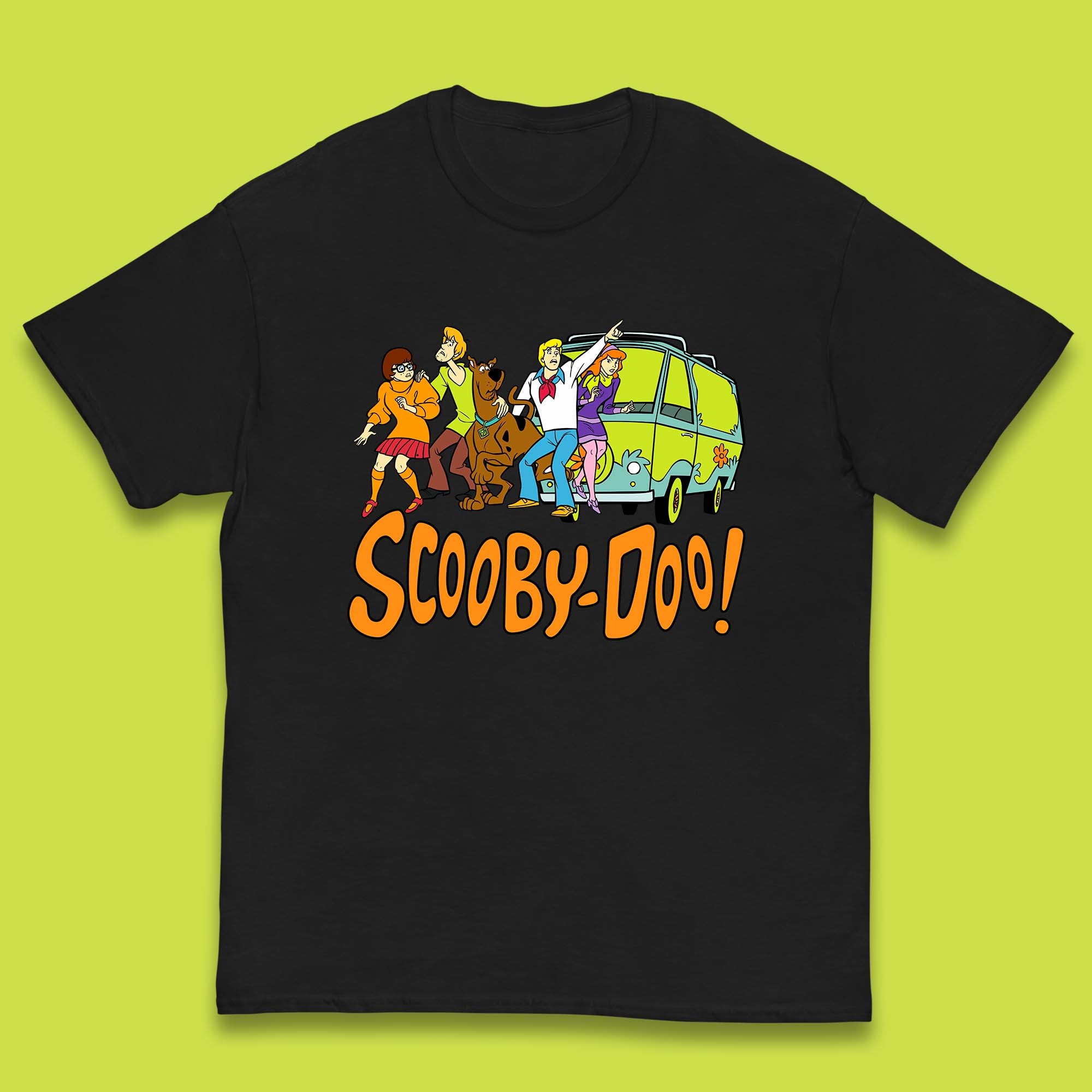 Halloween Scooby Doo & Gang Horror Van Scary Mystery Machine Kids T Shirt 150
