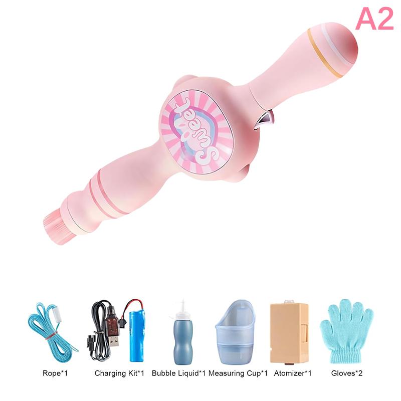 

Дымовая машина для мыльных пузырей Эластичный пузырьковый туман Волшебная палочка Интерактивная вечеринка Красочное освещение Машина для выдувания пузырей Летние вечеринки Игрушка