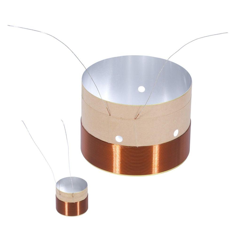 Repair Accessories 20.5mm~99.5mm Bass Voice Coil 2 Layers White Aluminum Bass Speaker Voice Coil Speaker Repair Coil