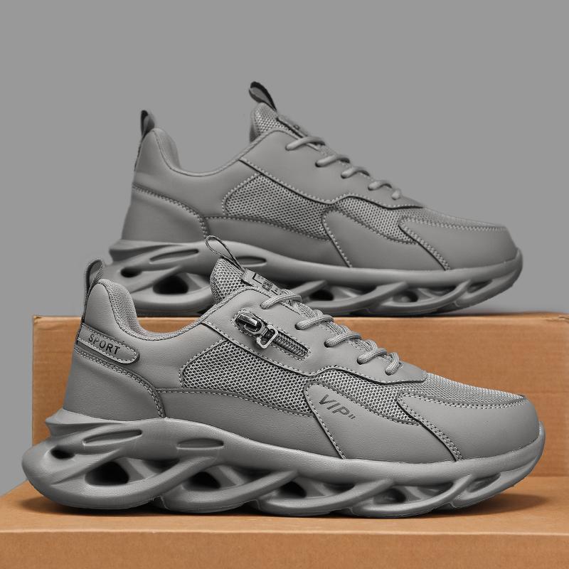 Men's shoes 2025 new autumn breathable running casual mesh shoes youth non-slip mesh sports trendy shoes