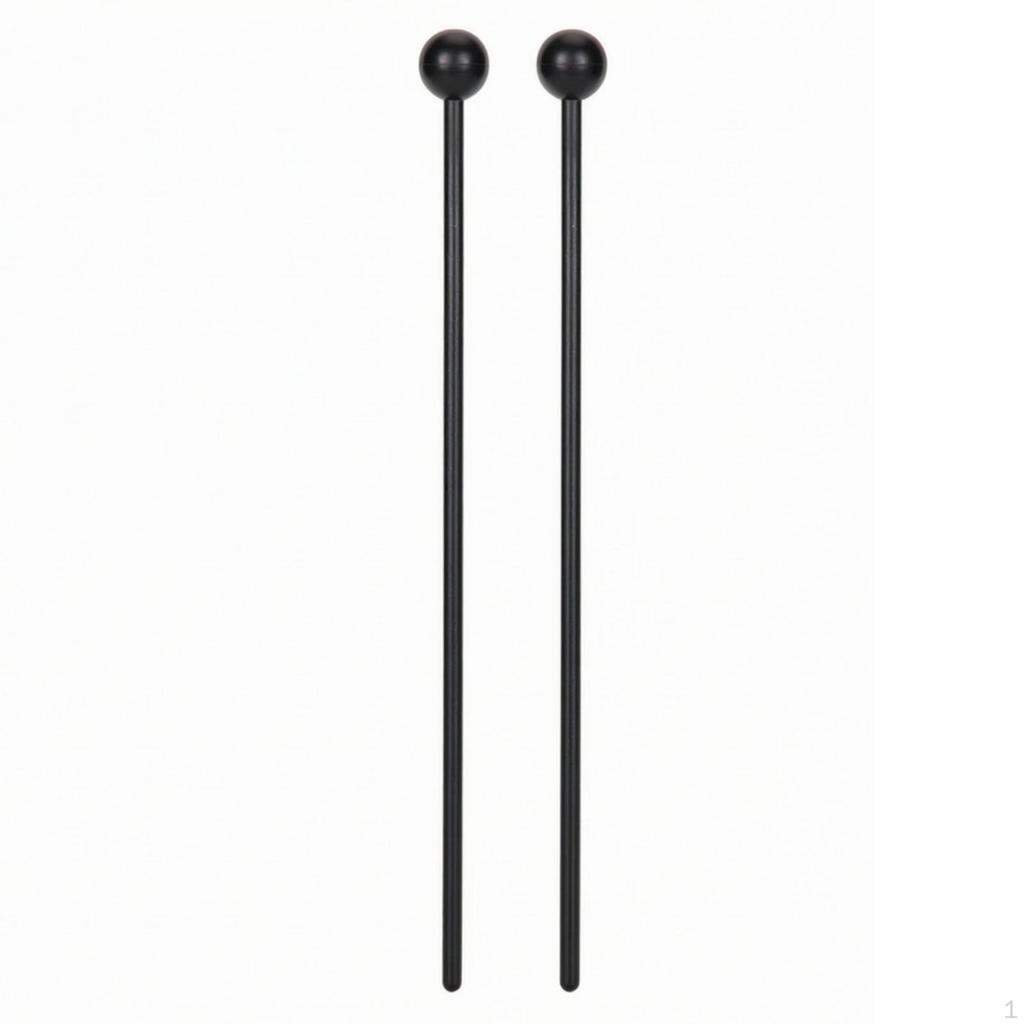 Xylophone Mallets Long Keyboard Percussion Round Marimba Sticks for Percussionists,