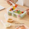 Portable Microwave-Friendly Bento Box with Cutlery for Office and Outdoor Use