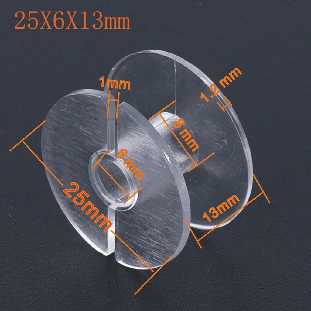 Clear Round Skeleton Plastic Spool for Audio Inductor Coil