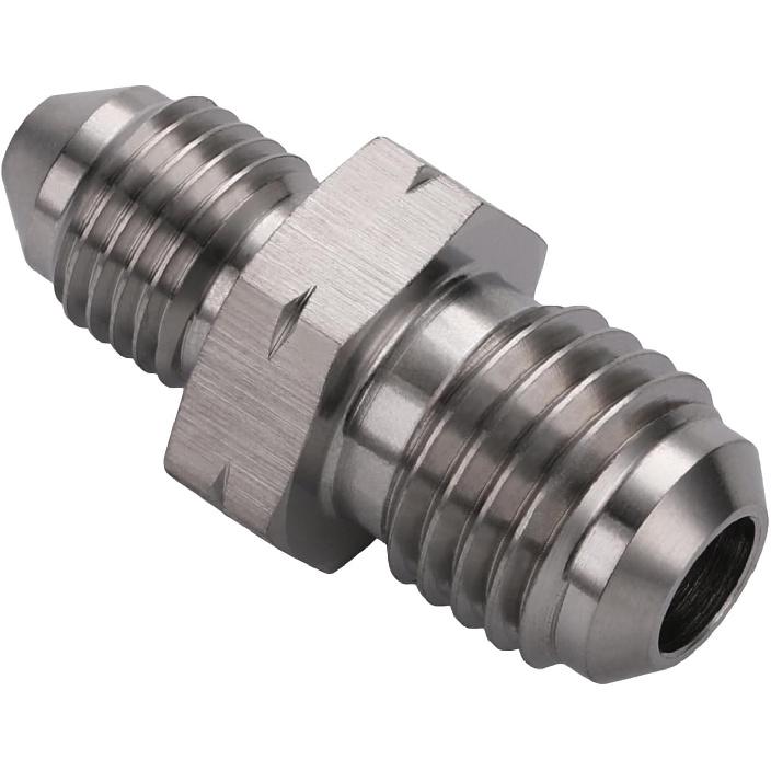 3AN Male to 3AN Male Stainless Steel Brake Clutch Fuel Oil Fitting Adapter Coupler
