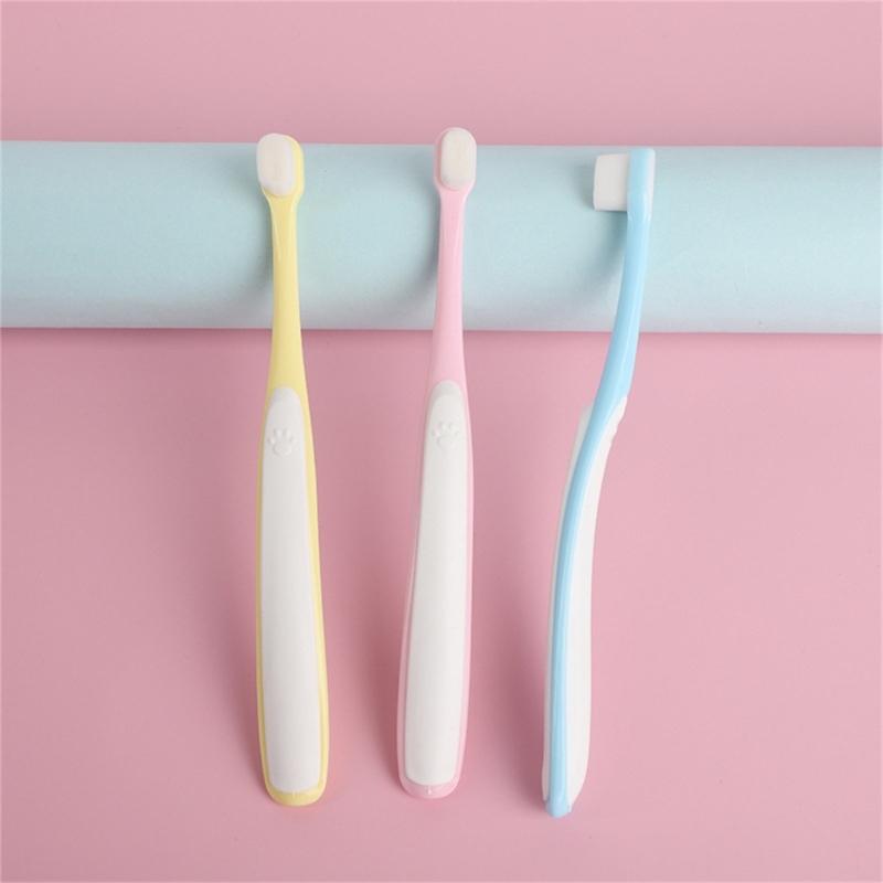 3Pcs Pet Teeth Care Toothbrush Set For Safe Brushing On Dog Cats Rabbits And Hamsters Small Animal Daily Use