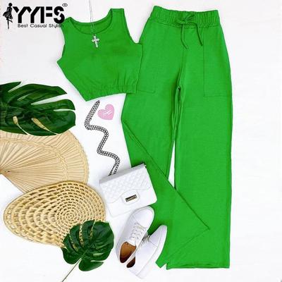 Damenmode, lässig, einfarbig, ärmellos, Hosenträger, hohe Taille, Hosen, Anzüge