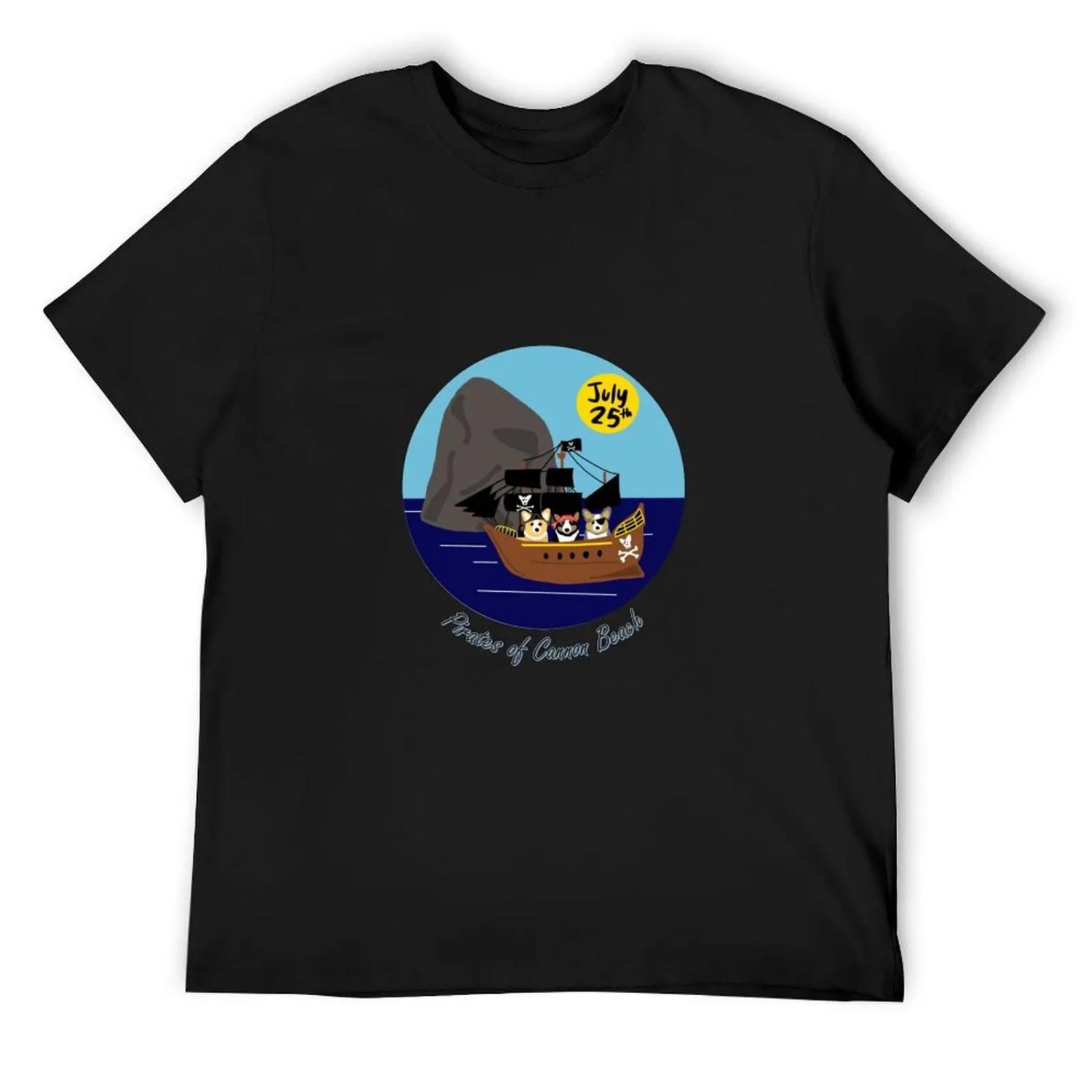 

2020 - Pirates of Cannon Beach T-Shirt street wear basketball graphic tees Short sleeve tee men XXXXXL різнокольоровий