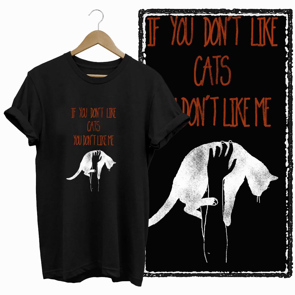 COOLMIND CAT Print  BLACK Short Seleve 100% Cotton Exclusive Graphic Women T Shirt Big Size O-neck Cotton Cat Lover Women Tshirt